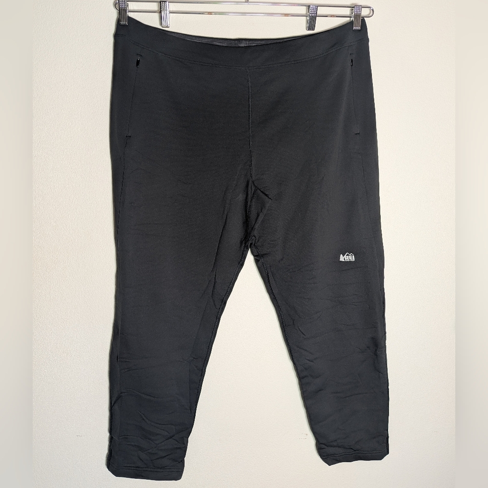 REI Co-Op Mens Pants NWT Flash Hyperstretch‎ Fleece Outdoor Sporty Black XXL